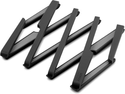Picture of Joseph Joseph Stretch Folding Silicone Trivet for Hot Pots and Pans, Expanding Nonslip Stand, Heat Resistant mat for Kitchen Worktop - Black