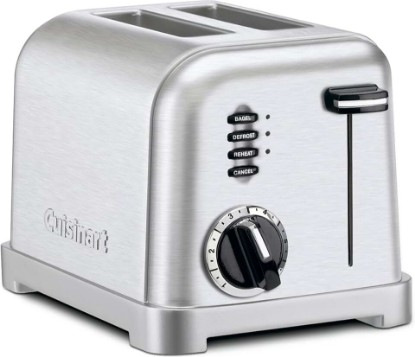 Picture of Cuisinart CPT-160 Metal Classic 2-Slice Toaster, Brushed Stainless