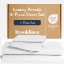 Picture of Brooklinen Luxury Percale Sheet Set - 4 Piece 100% Cotton Bed Sheets - 1 Fitted & 1 Flat Sheet, 2 Pillowcases - Cotton Percale Sheets for Hot Sleepers (King Size, White)