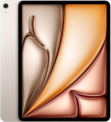 Picture of Apple iPad Air 13-inch (M4): Liquid Retina Display, 256GB, 12MP Front/Back Camera, Wi-Fi 7 with Apple N1, Touch ID, All-Day Battery Life — Starlight