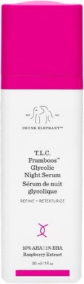 Picture of Drunk Elephant T.L.C. Framboos Glycolic Serum - Exfoliating AHA Serum - Clean Clinical Skincare - Cruelty-Free - Dermatologist-Tested - Free of Essential Oils, Silicones, and Fragrance