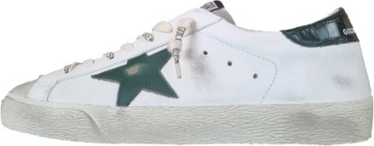 Picture of Golden Goose Golden Goose White Calf Leather Bos Taurus Low Top Sneakers