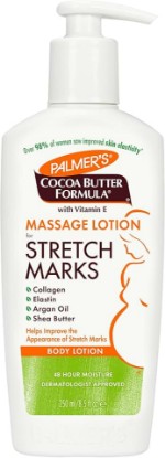 Picture of Palmer's Cocoa Butter Formula Massage Lotion For Stretch Marks, Pregnancy Skin Care, Belly Cream with Collagen, Elastin, Argan OIl and Shea Butter, 8.5 Ounces