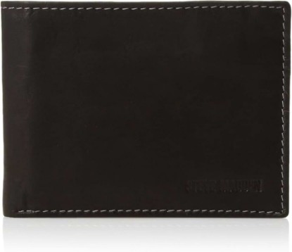 Picture of Steve Madden Men's Slim Leather Wallet with Extra Capacity Attached Flip Pockets