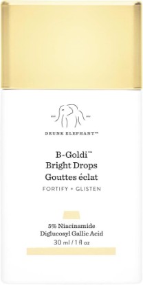 Picture of Drunk Elephant B-Goldi Bright Drops - 30 ml/1 fl oz - Illuminating Color Serum Drops - Clean Clinical Skincare - Cruelty-Free - Dermatologist-Tested - Free of Essential Oils, Silicones, and Fragrance