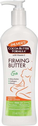 Picture of Palmer's Cocoa Butter Formula with Vitamin E + Q10 Firming Butter Body Lotion, Postpartum Essentials Skin Care, Shea Butter, Collagen and Elastin, 10.6 Fl Oz