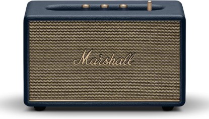 Picture of Marshall Acton III Bluetooth Home Speaker - Loud Stereo Sound with Bass and Treble Controls | Plug-in Powered | 3.5 mm Aux Input - Midnight Blue