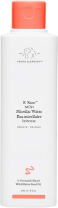 Picture of Drunk Elephant E-Rase Milki Micellar Water - 240 ml/8 fl oz - Mild No-Rinse Formula - Clean Clinical Skincare - Cruelty-Free - Dermatologist-Tested - Free of Essential Oils, Silicones, and Fragrance