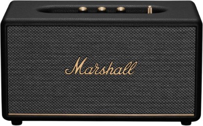 Picture of Marshall Stanmore III Bluetooth Home Speaker - Loud Stereo Sound with Bass and Treble Controls | Plug-in Powered | Record Player Compatible | RCA and 3.5 mm Aux Inputs - Black