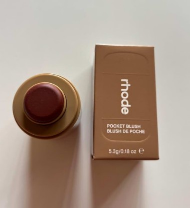 Picture of Rhode Pocket Blush, Buildable Hydrating Cream, Toasted Teddy