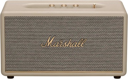 Picture of Marshall Stanmore III Bluetooth Home Speaker - Wireless Plug-In Bookshelf Speaker | Loud Stereo Sound with Bass and Treble Controls | Record Player Compatible with RCA or 3.5 mm Input - Cream