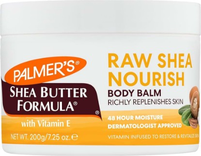 Picture of Palmer's Shea Butter Formula Raw African Shea Butter Balm, Nourishing Body Moisturizer for Rough, Dry Skin, 7.25 Ounces