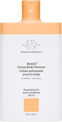 Picture of Drunk Elephant Kamili Cream Body Cleanser - 240 ml/8 fl oz - Sulfate-Free Body Wash - Clean Clinical Skincare - Cruelty-Free - Free of Essential Oils, Silicones, and SLS