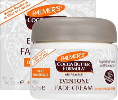 Picture of Palmer's Cocoa Butter Formula Eventone Fade Cream, Anti-Dark Spot Fade Cream with Vitamin E and Niacinamide, Helps Reduce Dark Spots & Age Spots, 2.7 Ounce
