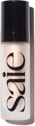 Picture of Saie Glowy Super Gel - Hydrating Makeup Primer and Illuminating Glow Serum Enriched with Vitamin C and Squalane Oil - All-Over Liquid Highlighter Makeup for Instant Glass Skin - Starglow (1 oz)