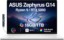 Picture of ASUS ROG Zephyrus G14 AI Gaming Laptop 14.0" ROG Nebula OLED 2.8K 500nits Display (AMD Ryzen 9 270, GeForce RTX 5060 8GB, 16GB LPDDR5X, 1TB SSD, RGB KYB, WiFi 7, Win 11 Home) w/DKZ USB Port Expander Global Recycled Standard