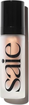Picture of Saie Glowy Super Gel - Hydrating Makeup Primer and Illuminating Glow Serum Enriched with Vitamin C and Squalane Oil - All-Over Liquid Highlighter Makeup for Instant Glass Skin - Sunglow (1 oz)
