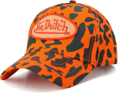 Picture of Von Dutch Men & Womens Baseball Caps - Breathable Adjustable Snapback Soft Cotton Canvas Curved Brim Vintage Hat