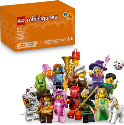 Picture of LEGO Minifigures Series 29 6 Pack - Mystery Box Multipack - Birthday Party Favors for Boys & Girls, Ages 6+ - Goodie Bag Stuffers for Kids - 66814