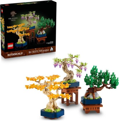 Picture of LEGO Botanicals Mini Bonsai Trees Building Set - Artificial Bonsai Tree Building Blocks for Adults, Ages 18+ - Gift for Birthdays for Him - DIY Home and Office Decor for Men and Women - 10373