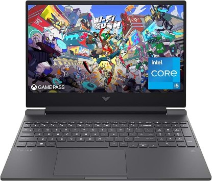 Picture of HP Victus 15.6 inch Laptop, FHD 144Hz Display, Intel Core i5-12500H, 16 GB RAM, 512 GB SSD, NVIDIA GeForce RTX 4050 GPU (6 GB Dedicated), Windows 11 Home, 15-fa1040nr (2023)
