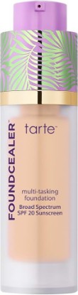 Picture of tarte Babassu Foundcealer Dewy Foundation Broad Spectrum SPF 20 Sunscreen – Foundation & Concealer in 1 with SPF, Vegan Skincare Makeup with Radiant Buildable Medium Coverage, Cruelty Free