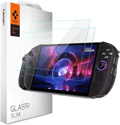 Picture of Spigen Tempered Glass Screen Protector [GlasTR Slim] designed for Lenovo Legion Go 2-2 Pack ClimatePartner certified