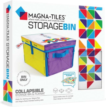 Picture of MAGNA-TILES Storage Bin & Interactive Play-Mat, The Original Magnetic Building Brand
