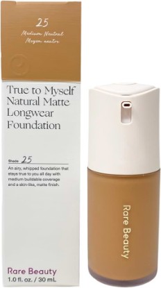 Picture of Rare Beauty True to Myself Natural Matte Longwear Foundation - 25 Medium Neutral (1 fl oz / 30 mL)