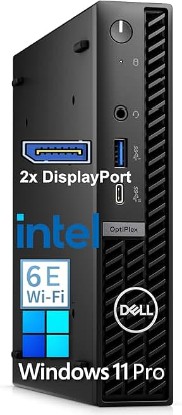 Picture of Dell 2026 OptiPlex 7010 Compact Mini Desktop Computer for Office & Home, Lifetime Office 365, Copilot AI, 16GB DDR5 RAM, 256GB PCIe SSD, WiFi 6E, Triple 4K Display, Windows 11 Pro