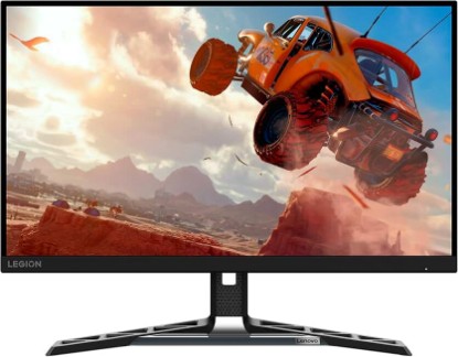 Picture of Lenovo Legion R27qe Gaming Monitor, 27” QHD Display, 180Hz, 0.5ms Response, AMD FreeSync, HDR400, Lift/Tilt/Pivot/Swivel Stand, HDMI 2.1 and DisplayPort 1.4, 450 nits, Black