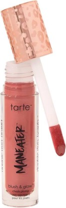 Picture of tarte maneater blush & glow cheek plump – Lightweight Cheek Tint & Illuminator with Coconut Water, Hyaluronic Acid & Vitamin E for Hydrated, Smooth, Radiant Finish, Vegan & Cruelty Free
