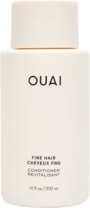 Picture of OUAI Fine Hair Conditioner - Volumizing Conditioner for Fine Hair Made with Keratin, Biotin and Chia Seed Oil - Adds Softness, Bounce and Volume - Free from Parabens, Sulfates, and Phthalates (10 Oz)