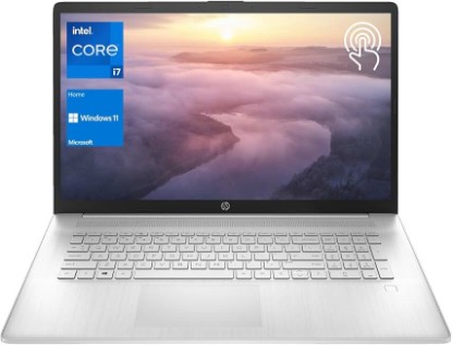 Picture of HP 2023 Latest Essential Laptop, 17.3" HD+ Touchscreen, 13th Gen Intel Core i7-1355U, 32GB RAM, 1TB PCIe SSD, Webcam, Backlit KB, FP Reader, Wi-Fi 6, Windows 11 Home