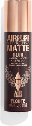 Picture of Charlotte Tilbury Airbrush Flawless Matte Setting Spray – Ultra‑Fine Mist to Prime & Set Face Makeup for Up to 16 Hours – Soothes, Blurs Pores & Calms Skin
