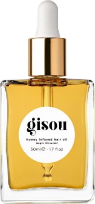 Picture of Gisou Honey Infused Hair Oil - Hydrating & Frizz Control Luxury Hair Treatment with Mirsalehi Honey, Adds Shine & Heat Protectant, Color Safe for All Hair Types, 1.7 Fl Oz