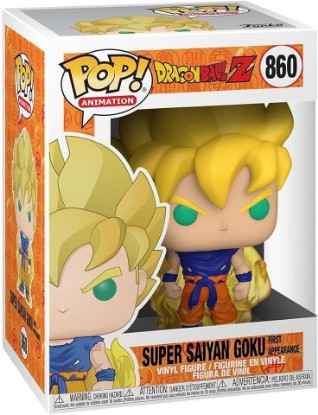 Picture of Funko Pop Animation: Dragonball Z - Super Saiyan Goku - (First Appearance) - Dragon Ball - Collectable Vinyl Figure - Gift Idea - Official Merchandise - Toys for Kids & Adults - Anime Fans