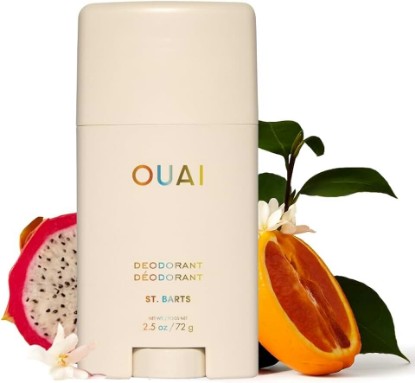 Picture of OUAI Aluminum Free Deodorant - Women's Deodorant with 24-Hour Odor Control & Invisible Application - Enriched with Notes of Dragon Fruit, Orange Blossom, & Tuberose - St. Barts (2.5 oz)
