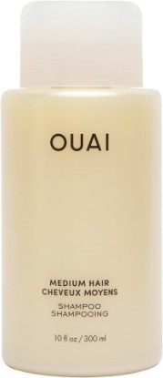 Picture of OUAI Medium Hair Shampoo - Hydrating Shampoo for Color Treated Hair & Dry Scalp - Nourishes, Strengthens, Reduces Breakage & Adds Shine - Coconut Oil, Babassu, Keratin - Sulfate Free, 10 Oz