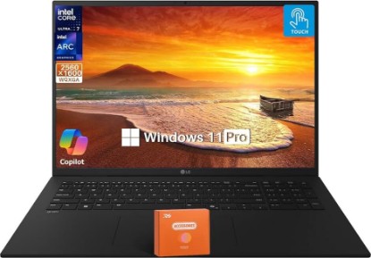 Picture of LG Gram 17 Ultra-Light Touchscreen Business Laptop - 17" 2.5K Display, Intel Ultra 7 Series 2 258V, 32 GB RAM, 1 TB SSD, Intel Arc Graphics, Thunderbolt 4, Wi-Fi 7,Backlit KB, Dolby Atmos, Win 11 Pro