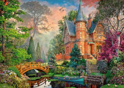 Picture of Ravensburger Terracotta Mansion 1000 Piece Puzzle for Adults The Forest Stewardship Council