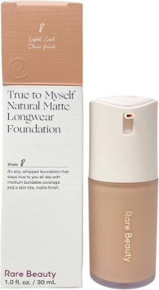 Picture of Rare Beauty True to Myself Natural Matte Longwear Foundation ​- 8 Light Cool (1 fl oz / 30 mL)