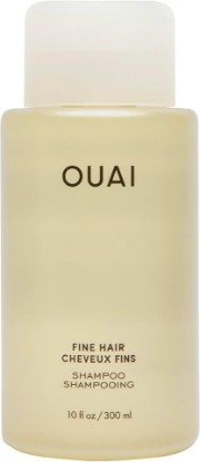Picture of OUAI Fine Hair Shampoo - Biotin Thickening Shampoo for Flat, Thin Hair - Volumizing & Strengthening Keratin & Chia Seed Oil for Women & Men - Lightweight, Color-Safe, Sulfate Free, 10 Oz
