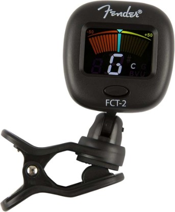 Picture of Fender FCT-2 Professional Multi-Instrument Clip-On Tuner for Guitar, Bass, Ukulele, and Violin