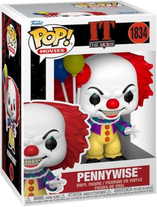 Picture of Funko Pop! Movies: Pennywise - (1990) - IT - Collectable Vinyl Figure - Gift Idea - Official Merchandise - Toys for Kids & Adults - Disney Fans - Model Figure for Collectors and Display