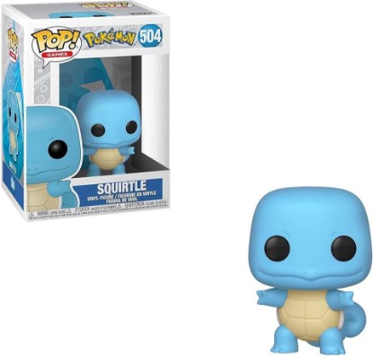 Picture of Funko Pop Pokemon - Squirtle/Carapuce/Schiggy - Squirtle Vinyl Figure - Collectable Vinyl Figure - Gift Idea - Official Merchandise - Toys for Kids & Adults - Video Games Fans