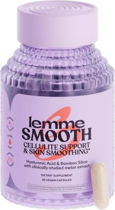 Picture of Lemme Smooth Anti Cellulite Capsules for Women, Smooth Legs & Thighs, Reduce Cellulite & Crepey Skin w/Clinically Studied SOD & Silica (1 Month Supply 30 ct)