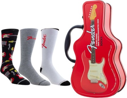 Picture of PERRI'S SOCKS Licensed Guitar Tins with 3 Pairs of Socks