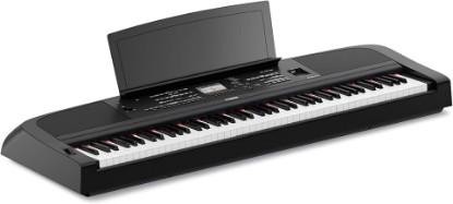 Picture of Yamaha DGX-670B, 88-Key Weighted Digital Piano with Sustain Foot Switch and Music Rest, Black - Furniture Stand Sold Separately