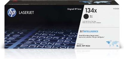 Picture of HP 134X Black High-Yield Toner Cartridge Printers | Works with LaserJet M209 Series; LaserJet MFP M234 Series | W1340X